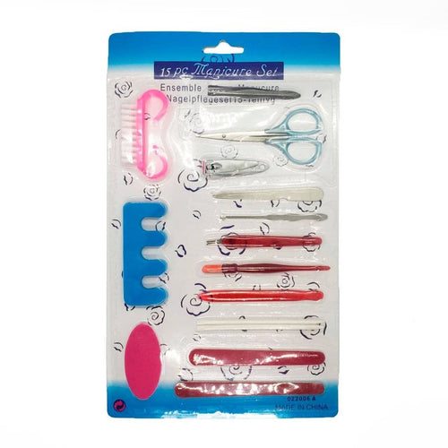 Kit Manicura 15pcs XC Supply